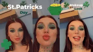 ST PATRICKS DAY MAKEUP LOOK 2021