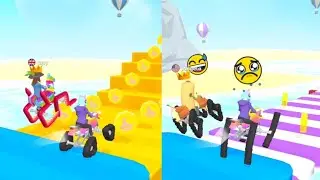 Scribble Rider : Unique Design Combines Making Drawing Racing Walkthrough Gameplay Level 01 - 13