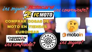 4K - Comprando en tiendas europeas cosas de motos