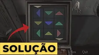 Resident Evil 4 - Puzzle do painel de setas coloridas