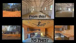 Metal building Turned to Barndo Home #barndominium 