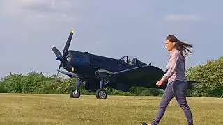 la ferté alais  2018 f4u 5n / 1 er decollage
