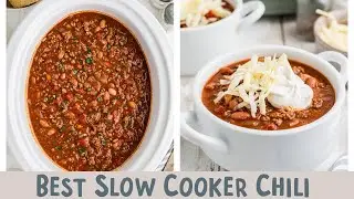 🍲 Slow Cooker Chili &ndash; with 3 Secret Ingredients! 🌟