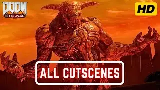 ICON OF SIN All Cutscenes - DOOM ETERNAL [PC]