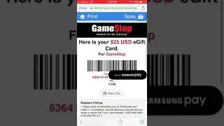 Free 25 gift card GAMESTOP