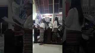 Kor di malam natal  aparat desa Rimbesihat 