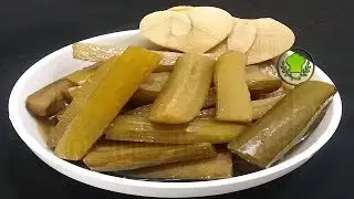 طرشي الخيار الطريقة السريعة . اسرع طريقة لعمل المخلل