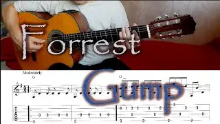 Forrest Gump - Main Title (Feather Theme) | Fingerstyle Video TAB| Free PDF