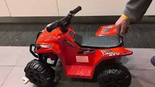 Quad Elettrico per Bambini Rosso, Bel quad per bambini, ma l&rsquo;annuncio &egrave; fuorviante