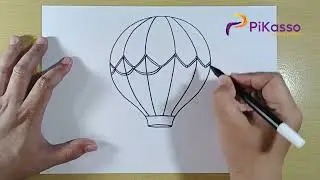 How to Draw Hot Air Balloon