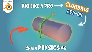 De la SIMULATION dans vos RIGS ! Cloudrig - Chain Physics #5 | Tuto (FR) (add-on gratuit)