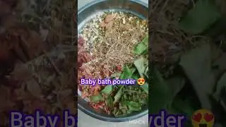 🌿 herbal baby bath powder 😍 super soft skin clear skin 🌿🙂