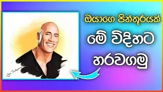 How to change picture like a cartoon | SL TrophiX | Sinhala