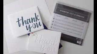 Hand-Lettered Prose Thank You Card | Stampin Up
