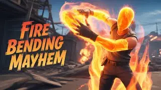SHOCKING Fortnite Gameplay with MIND-BLOWING Fire Bending and Megalodon Abilities