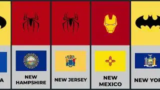 Favorite Comic Book Superhero by U.S. States