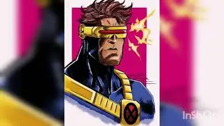 Drawing Cyclops from X-Men
