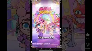 The official anniversary happy birthday song in Avatar world &reg; season 1 