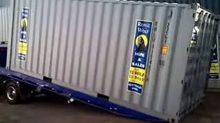 Tilt Tray Delivery   20ft Shipping Container