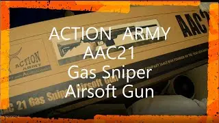 ACTION ARMY AAC21 Gas Sniper Airsoft Gun