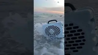 We put the waterproof TurtleBox to the test this trip!! #turtlebox #pensacola #beach #florida #ocean