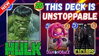 High Evo just got even CRAZIER! Hulk + Diamondback combo is Insane 🔥💀 [Marvel Snap] #marvelsnap