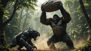 Baby Tiger in Danger! Giant Monster Attack &ndash; King Kong saves Epic Rescue! #kingkongvsGodzilla