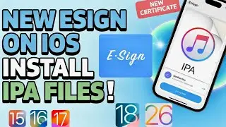 [НОВОЕ] Установка ESign на iOS | Установка файлов IPA на iPhone и iPad (без ПК) iOS 15 - iOS 26