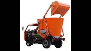 MITMR 04C mini self propelled TMR feeder mixer machine with loader and belt