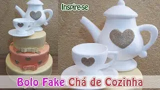 Bolo Fake Chá de Panela - Inspire-se | Criatividades da Dê