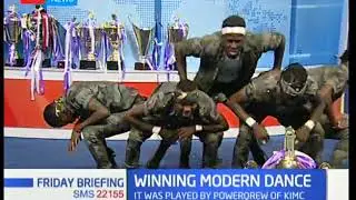 Powerqrew the winners of modern dance in 2018 drama festival