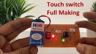 Сенсорный переключатель на базе микросхемы 555IC. Мини-проект 