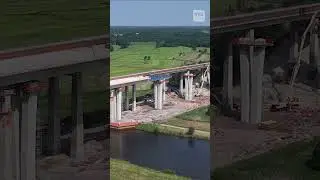 Huntebr&uuml;cke in Oldenburg - aktueller Stand der Bauarbeiten