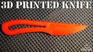 3D Printed Knife - Will It Cut Paper?