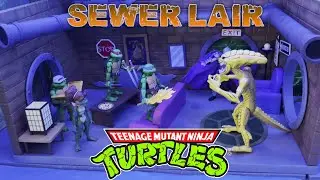 TMNT - Neca Sewer Lair Diorama - Does it Fit?
