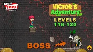 Victo&rsquo;s World - Levels 116-120 + BOSS (Android Gameplay)