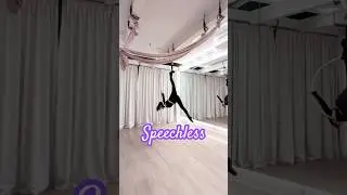 Spanset birdie back arch & splits | &ldquo;Speechless&rdquo; aerial hoop highlights #aerialhoop #aerialist