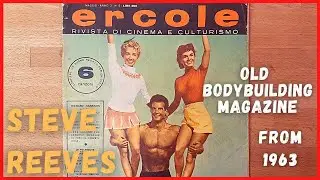 STEVE REEVES Old Bodybuilding Magazine ERCOLE