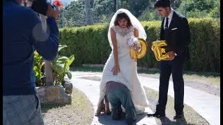 Ni&ntilde;a pidi&oacute; ayuda a esta novia y la salv&oacute; de esta manera 😱❤
