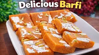 Gajar Barfi Recipe | Soft & Delicious Carrot Sweet