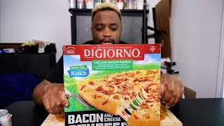 Trying Digiorno Hidden Valley Ranch Pizza 