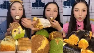 Kwai Food ASMR(jambon cake, puff cake, kimbap) | 葵甜品 | 콰이 디저트