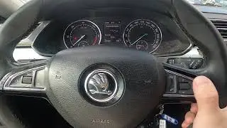 How to Find and Reset Average Fuel Consumption Skoda Superb III ( 2015 &ndash; Now )