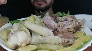 موكبانغ اكل محشي الملفوف بالارز مع اللحم ASMR stuffed cabbage with rice