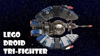 Lego Star Wars Droid Tri-Fighter Build/Play/Review! -Toylab101