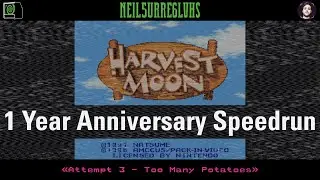 Harvest Moon Anniversary Speedrun - Attempt 3-1