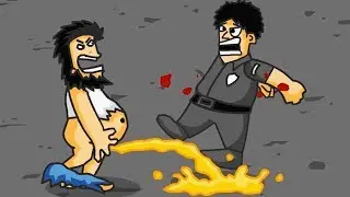 NASIKAŁEM NA POLICJANTA! | HOBO 2 PRISON BRAWL ( DARMOWE GRY ONLINE )