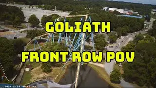 Goliath | Front Row POV | Six Flags Over Georgia