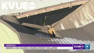 North Texas church collapses under weight of sleet and ice