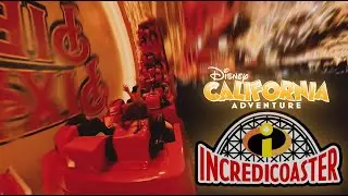 Incredecoaster at Night, Full 4K POV, Disney California Adventure‼️